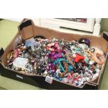 A large quantity of costume jewellery