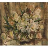 Marcella Smith, study of flowers in a vase, signed