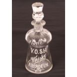 A Catto's V.O.S.H. Whisky decanter, Aberdeen. AF