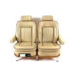 A Rolls Royce sofa, formed from two 1970's Rolls R