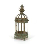 A pair of orangery lanterns, 60cm high