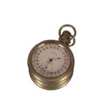 A Waltham chrome plated sidereal pocket watch, co