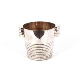 An Art Deco plated ice bucket