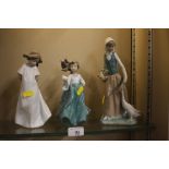 Three various Nao figurines