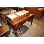 A Victorian mahogany washstand fitted five drawers