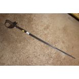 A Victorian Rifle brigade officers sword