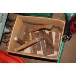 A box of hand tools