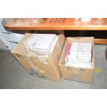 Two boxes of various collectors plates