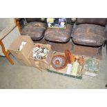 Four boxes of decorative china etc