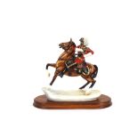 Michael Sutty, porcelain figure 16th (Queens Lancers)