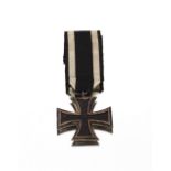 A WW1 German Iron Cross 2nd Class, with ribbon