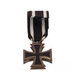 A WW1 German Iron Cross 2nd Class, with ribbon