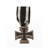A WW1 German Iron Cross with ribbon, 1913-14