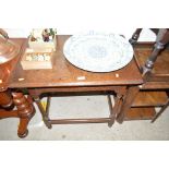 An 19th Century oak side table fitted single drawe