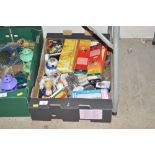 A box of various sundry items
