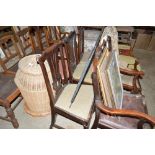 Three 19th Century mahogany dining chairs