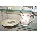 An Emma Bridgewater Pinks jug and an Emma Bridgewa