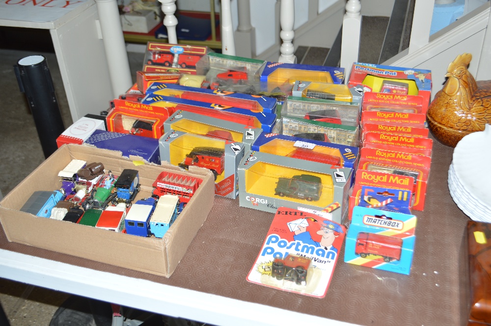 A quantity of die-cast model vehicles, most in ori