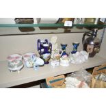 A quantity of miniature china items to include sma