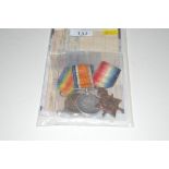 A 1914 Star British War medal and Victory medal, w