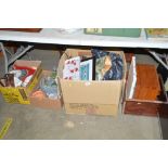 Four boxes of various sundry items