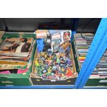 A quantity of Marvel comic books and various actio