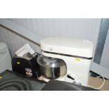 A Russell Hobbs toaster; and a food mixer