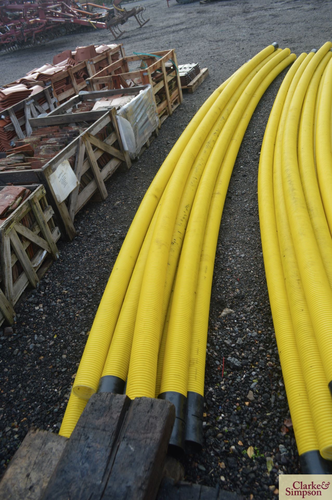 10x 6m 100mm double wall flexi pipe. * - Image 2 of 2