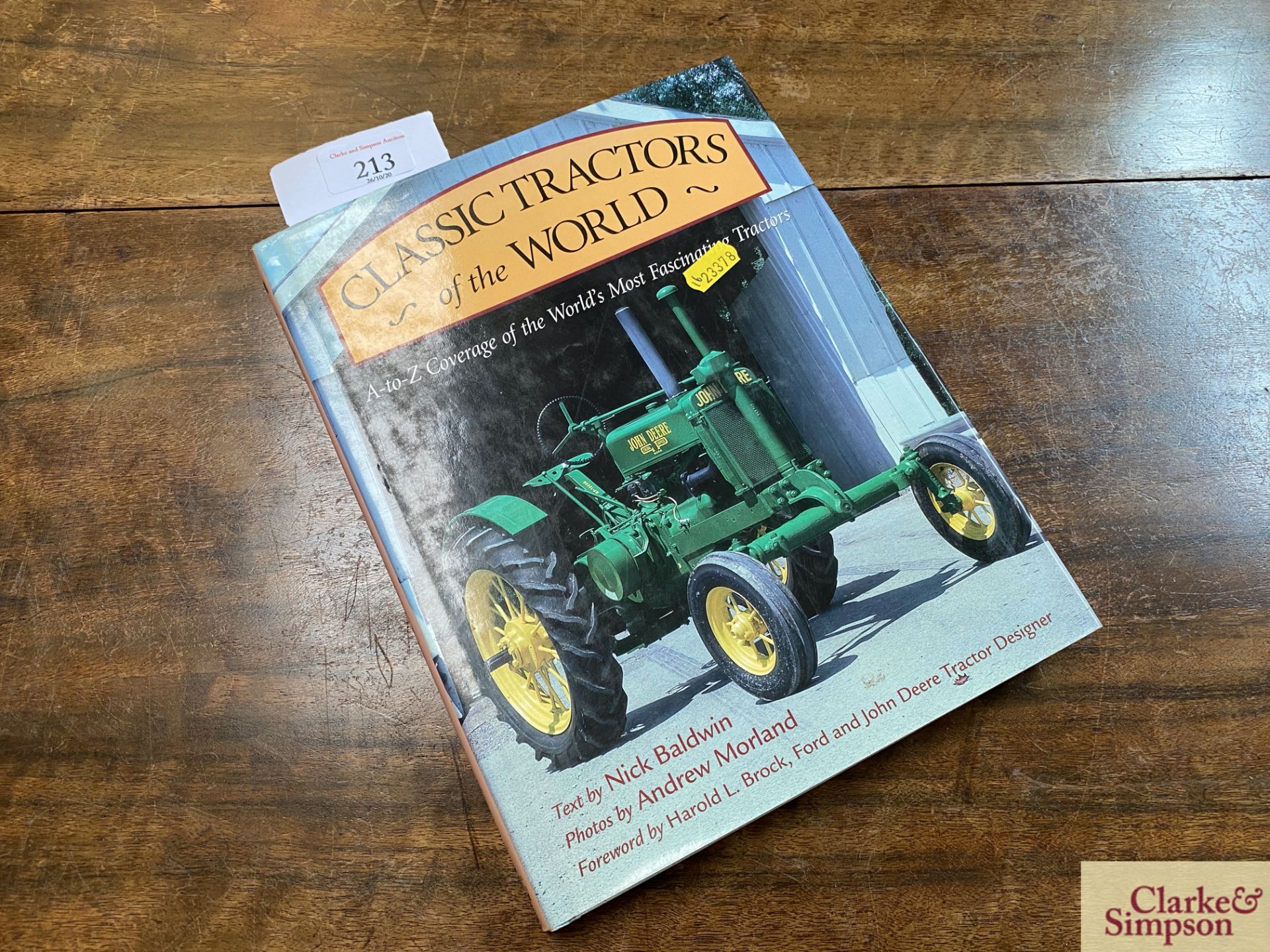 Classic Tractors of the World Hardback Book.