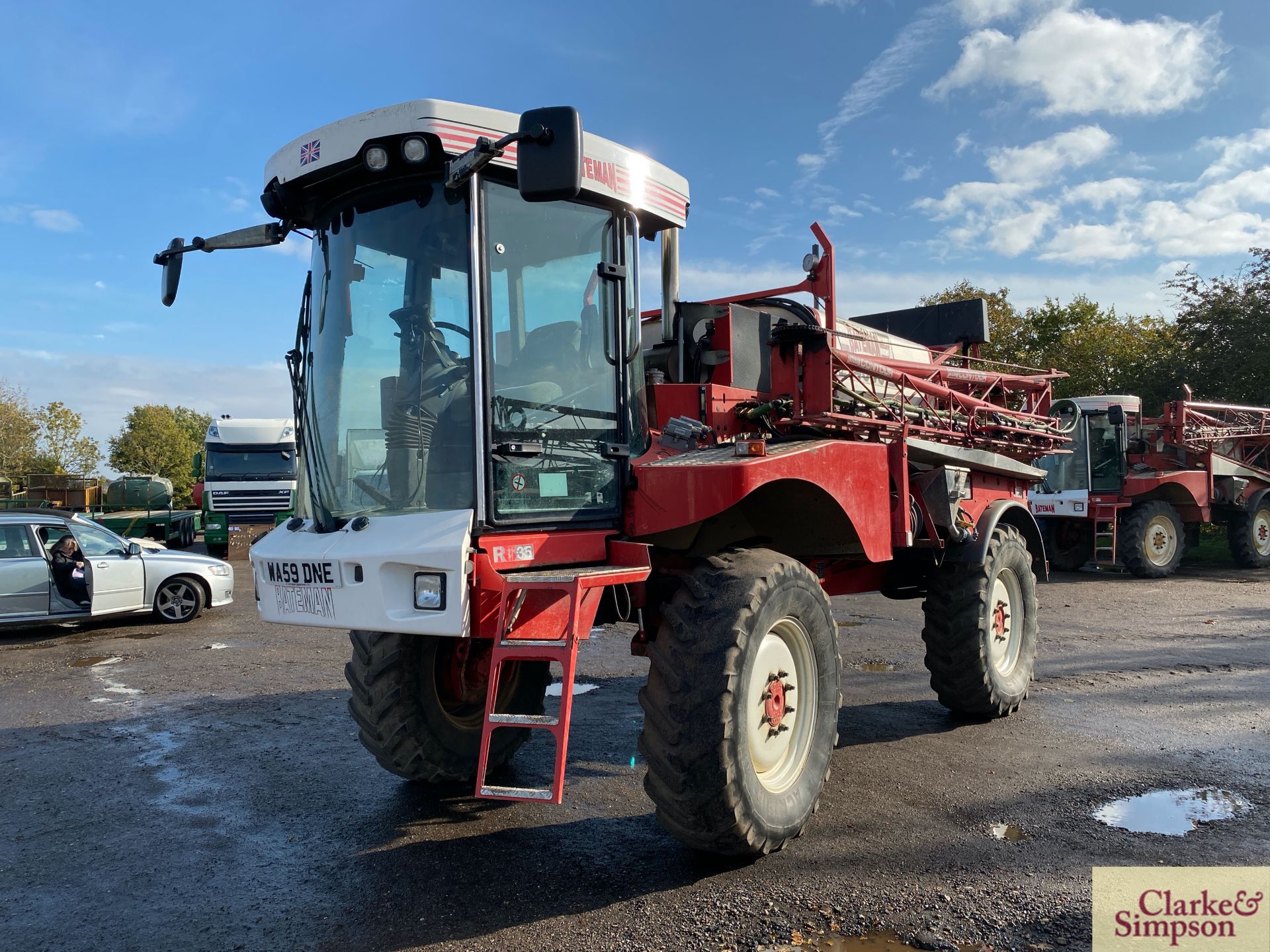 Bateman RB35 4WD 24m self-propelled sprayer. Registration WA59 DNE. Date of first registration 09/