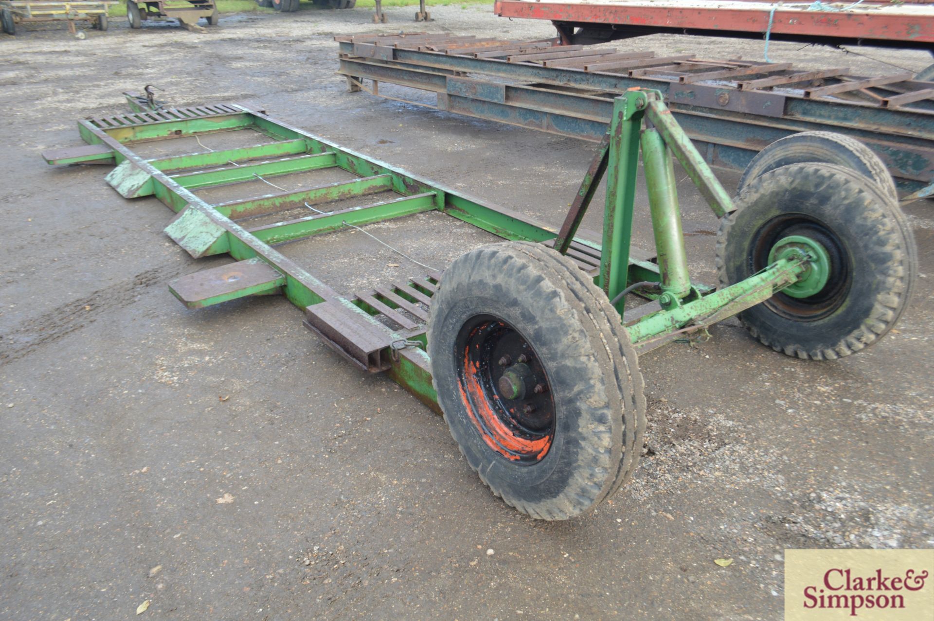 Drill trailer to suit MF 30 drill. With hydraulic axle. * - Image 3 of 7