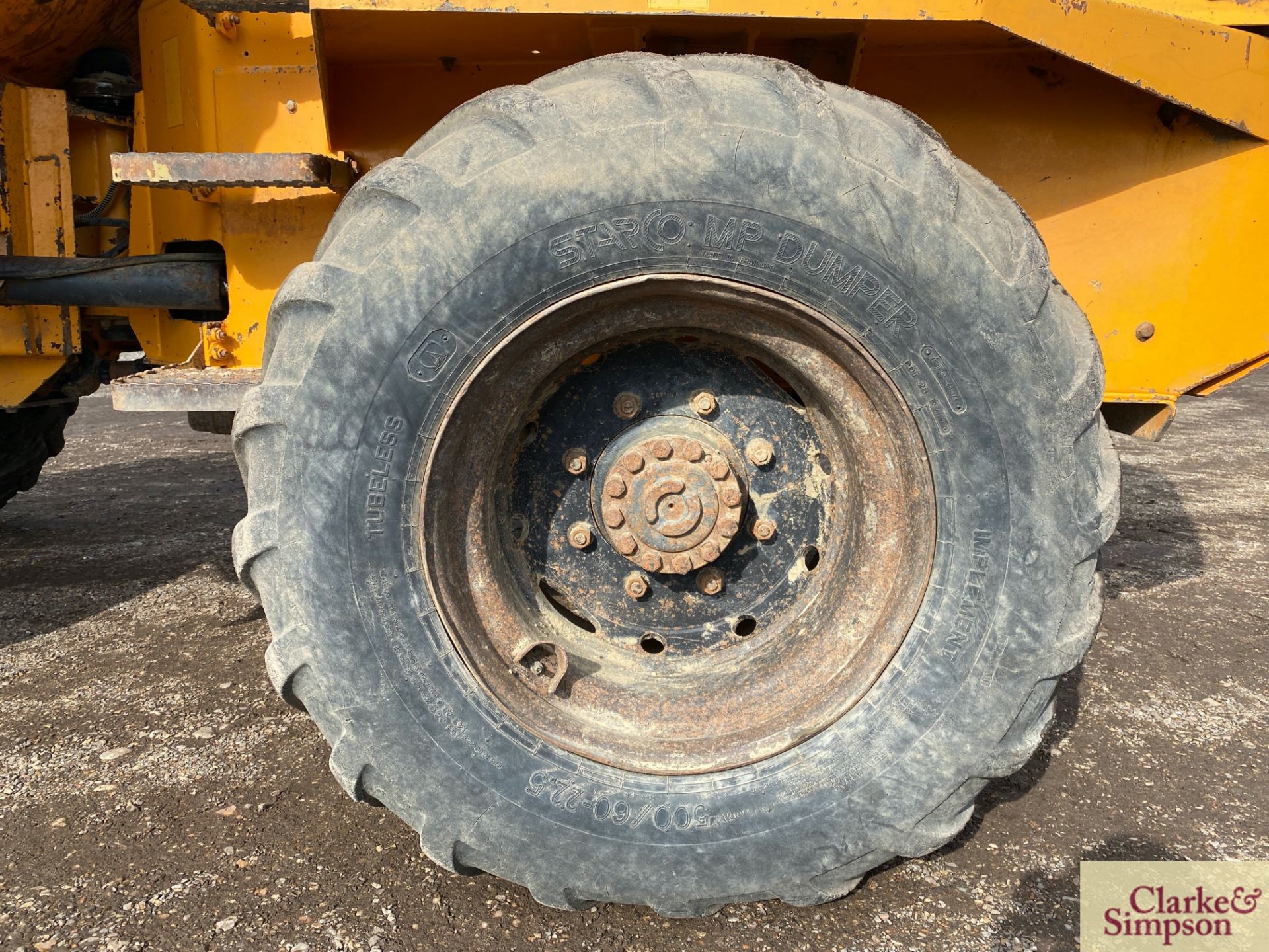 Benford 9T 4WD pivot steer dumper. 2005. Serial number SLBDINOOE507EW274. 500/60R22.5 wheels and - Image 14 of 38