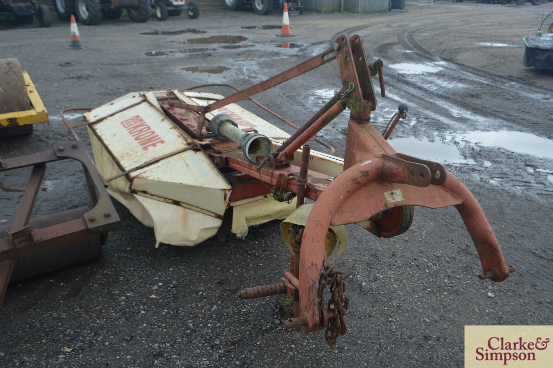 Krone two drum hay mower. * - Image 4 of 5