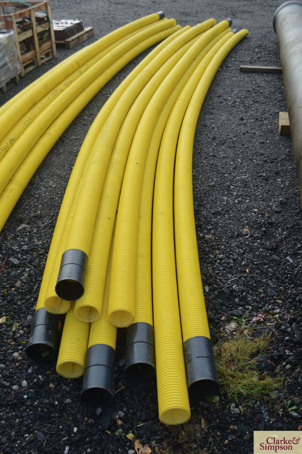 10x 6m 100mm double wall flexi pipe. * - Image 2 of 2