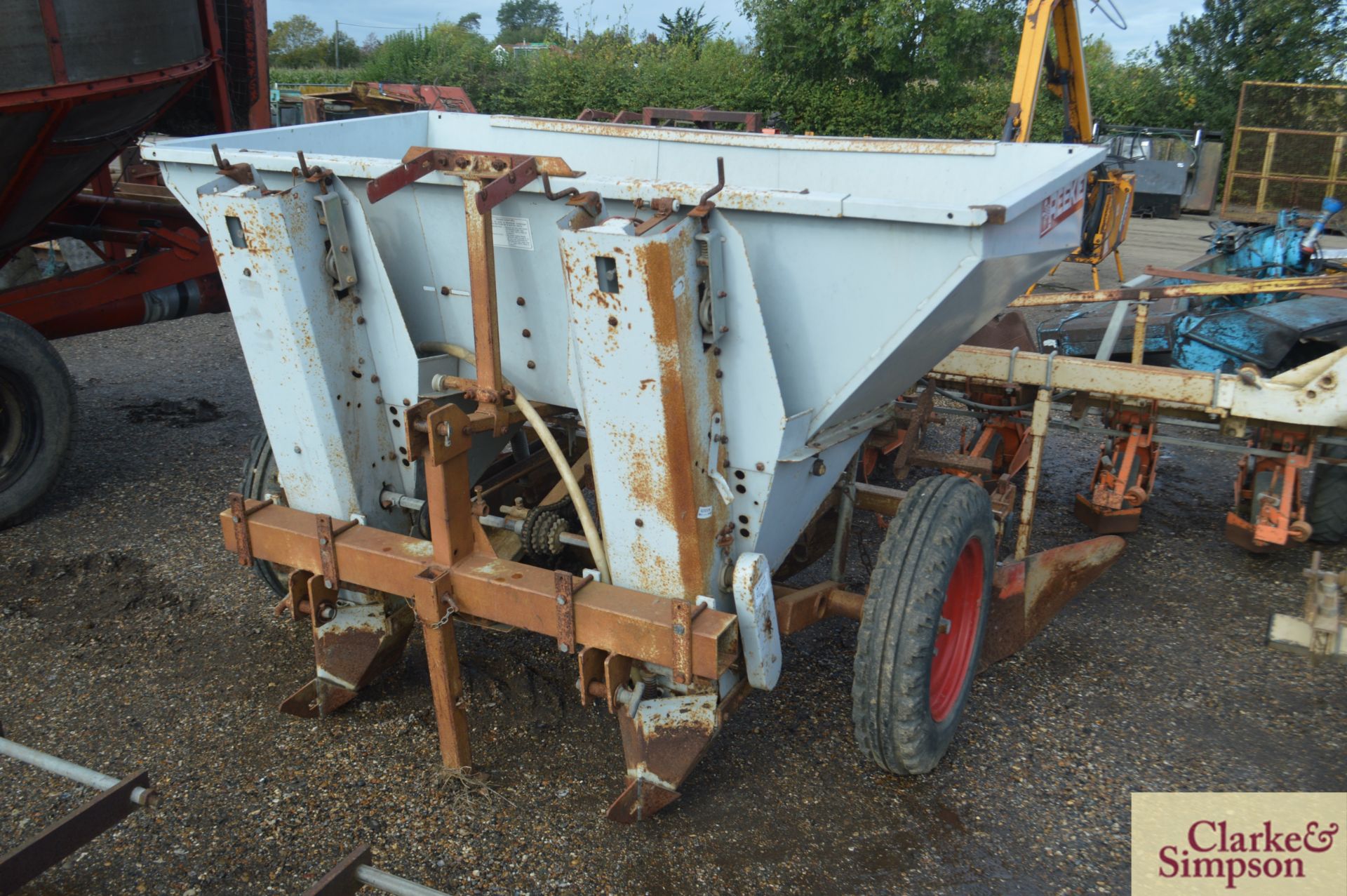 Reekie two row potato planter. *