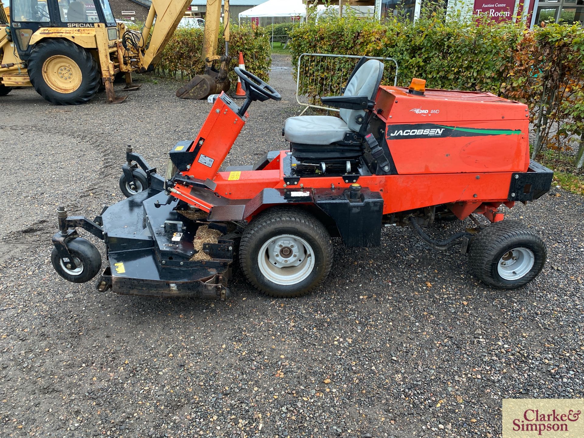 Jacobsen 628B Turfcat 4WD 60in diesel hydrostatic outfront mower. 1,600 hours. - Image 2 of 18
