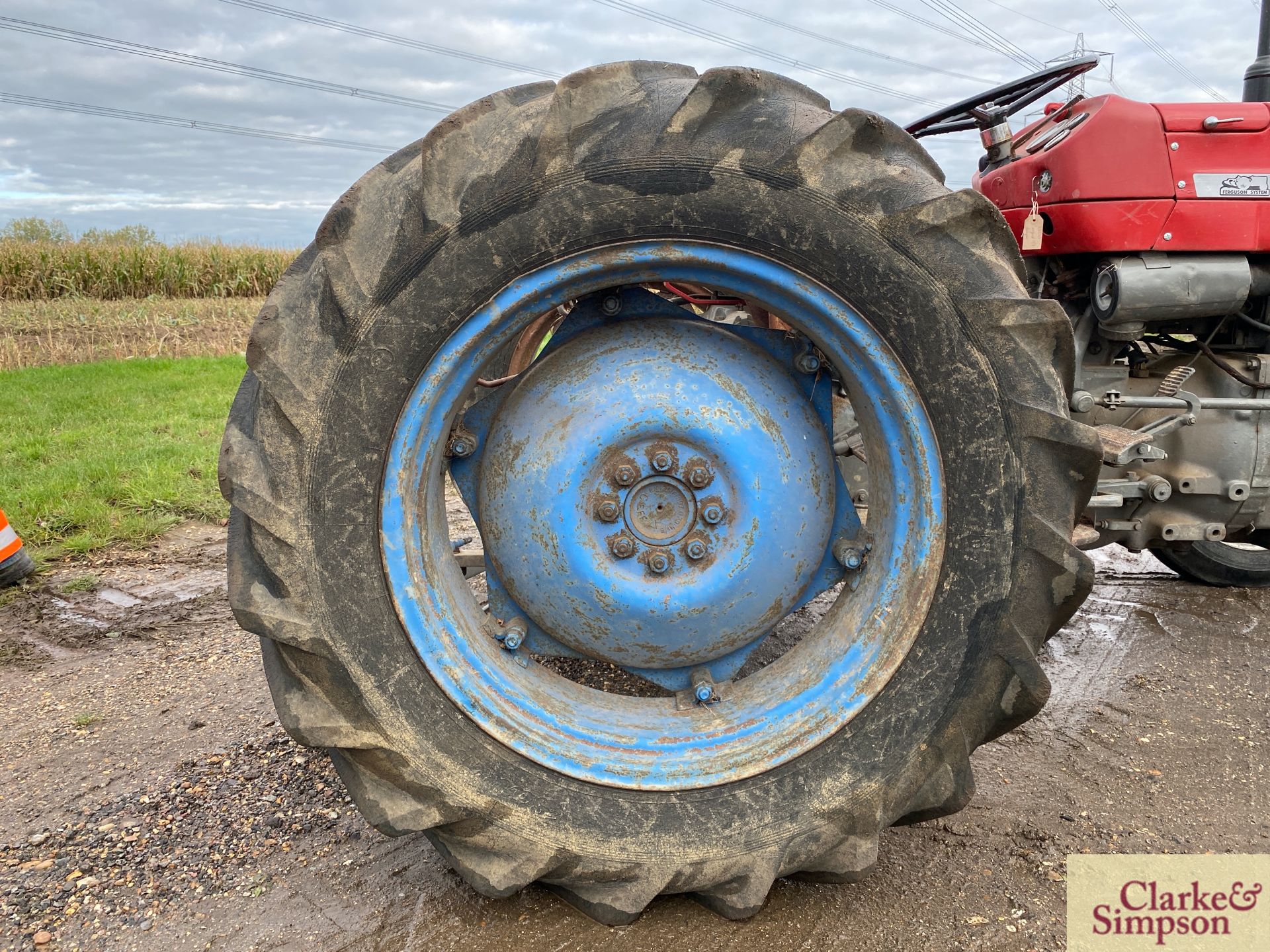 Massey Ferguson 135 2WD tractor. Registration OCL 966M (no paperwork). Date of first registration - Image 16 of 29