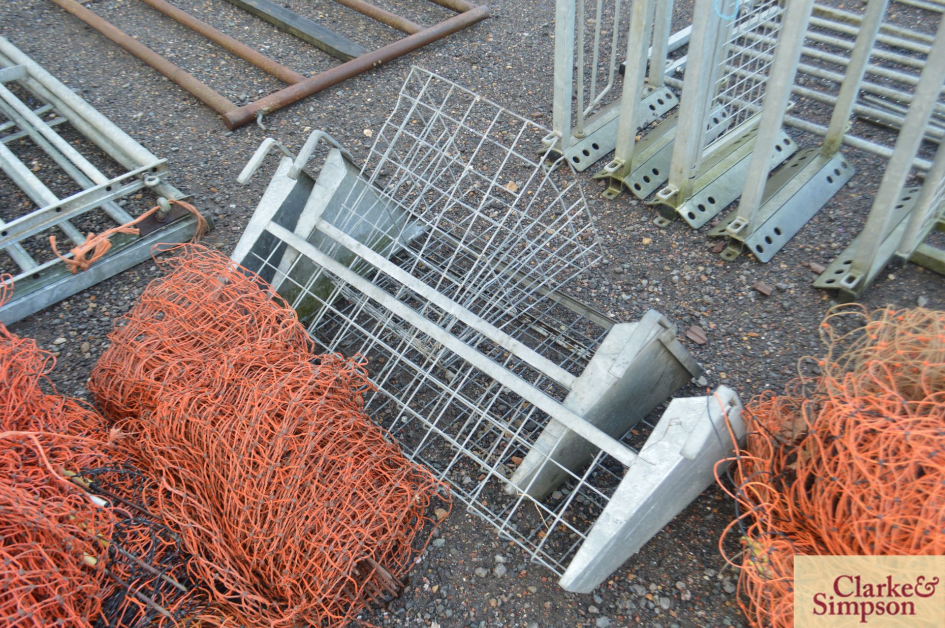 Various sheep hayracks. - Image 2 of 2