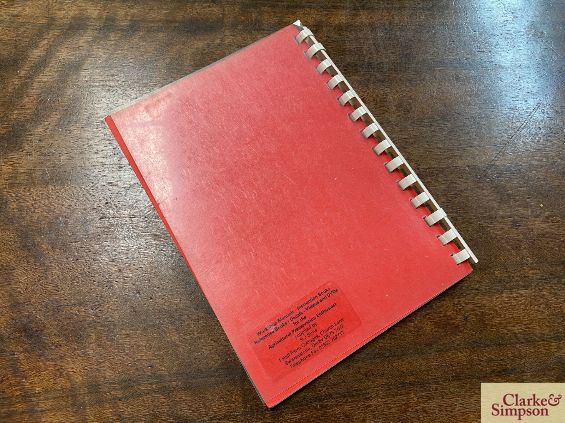 McCormick IH 634 Tractor Operators Manual. - Image 2 of 2