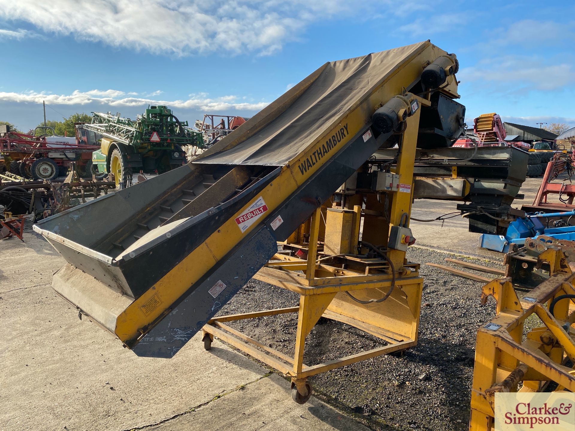 Walthambury twin elevator bagger. With twin bagging head. * - Image 3 of 4