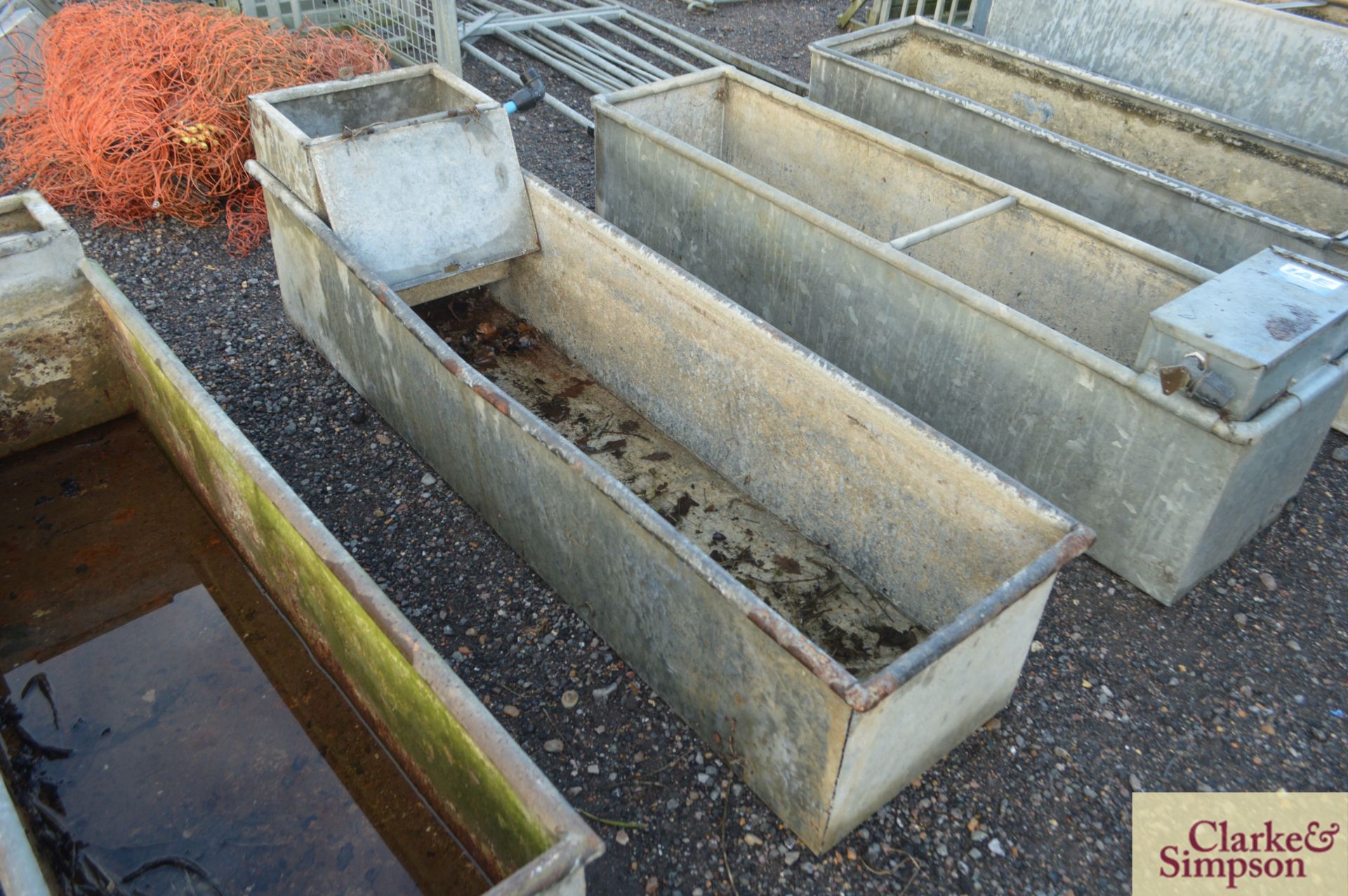 Cattle water trough.