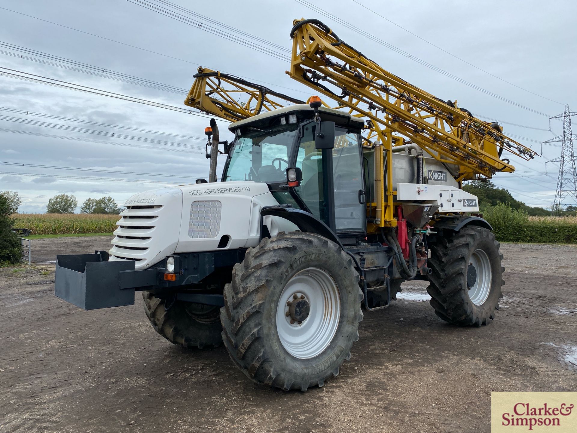 Multidrive 3180 24m Knight 4WD self-propelled sprayer. Registration FD02 RVA. Date of first