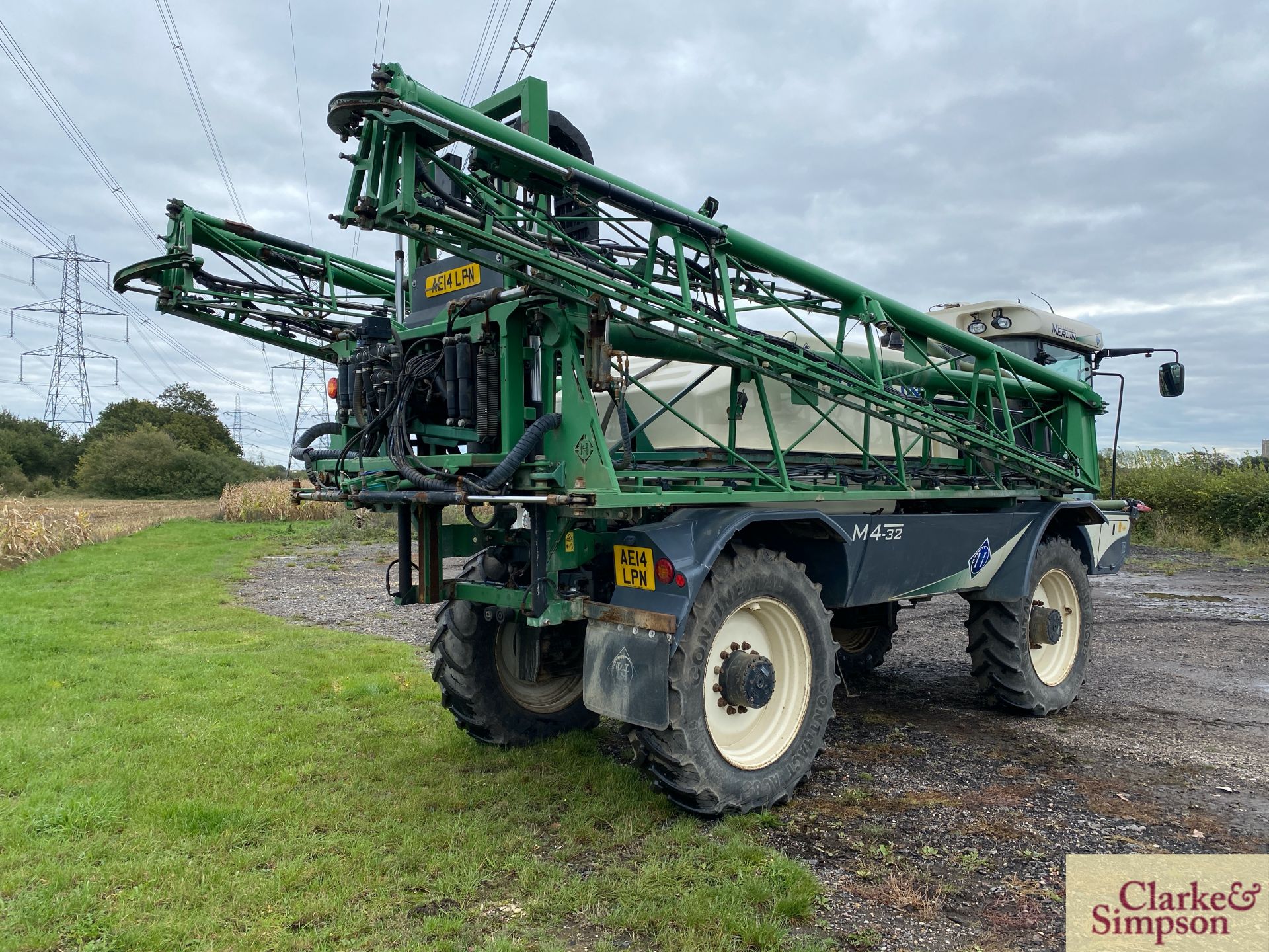 Househam Merlin M4/32 4WD 32m self-propelled sprayer. Registration AE14 LPN. Date of first - Image 3 of 54