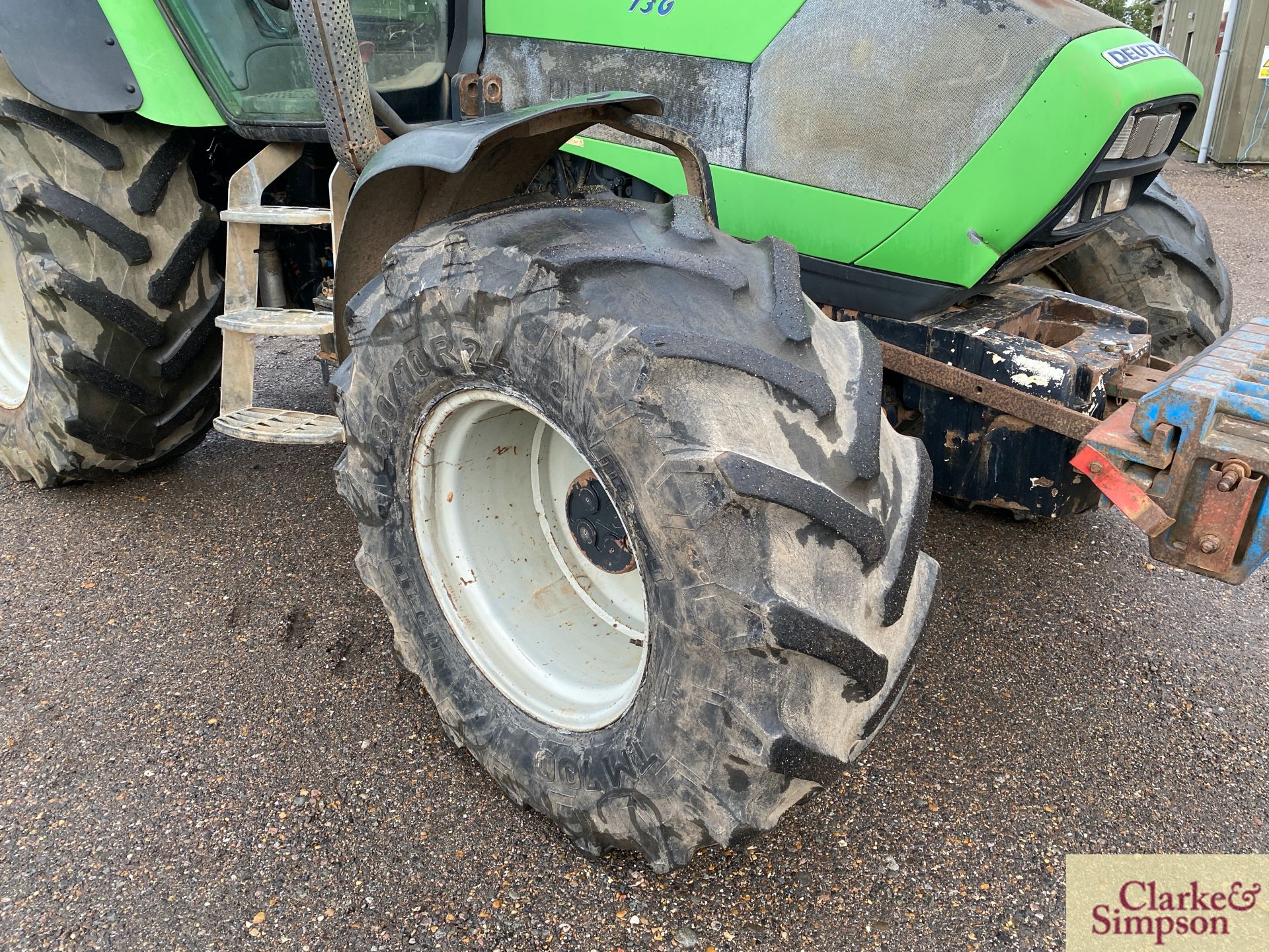 Deutz-Fahr Agrotron 130 4WD tractor. Registration AY56 EEU. Date of first registration 09/2006. - Image 34 of 59