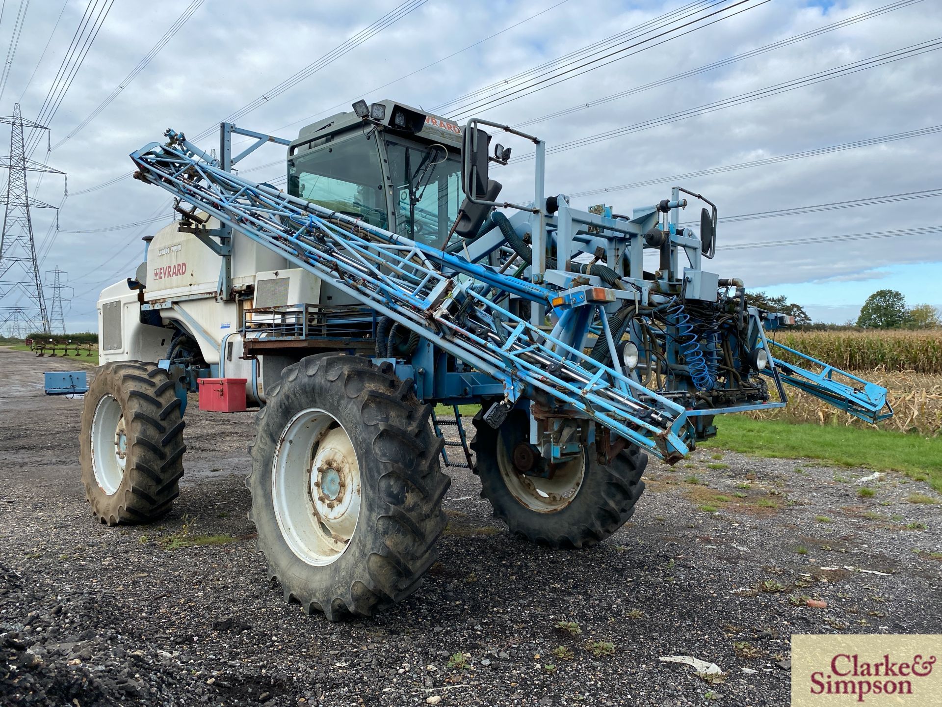 Evrard AHM 4004 24m 4WD self-propelled sprayer. Registration T371 JDX (no paperwork), Date of - Image 8 of 42