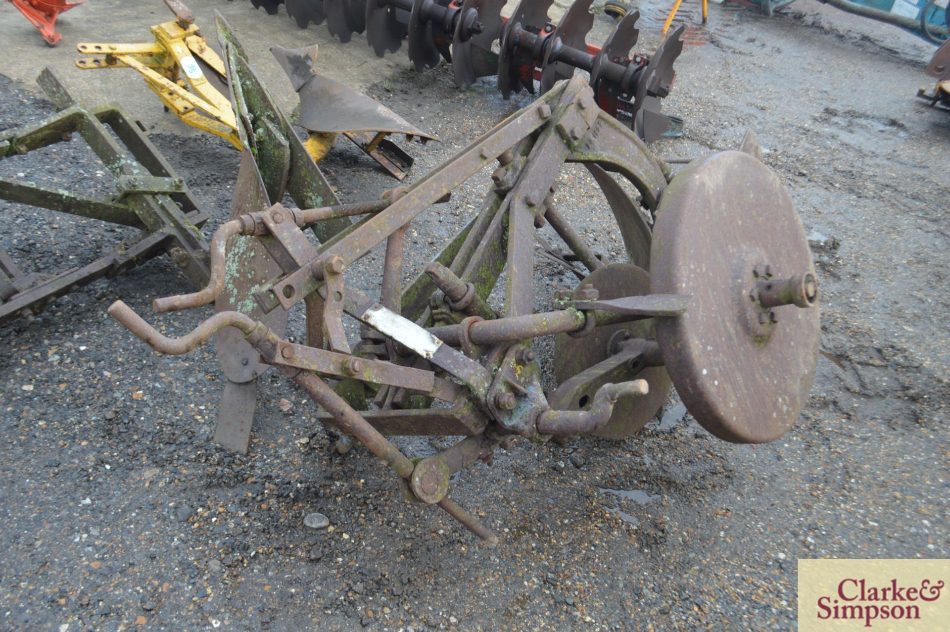 Single furrow plough. - Image 4 of 4