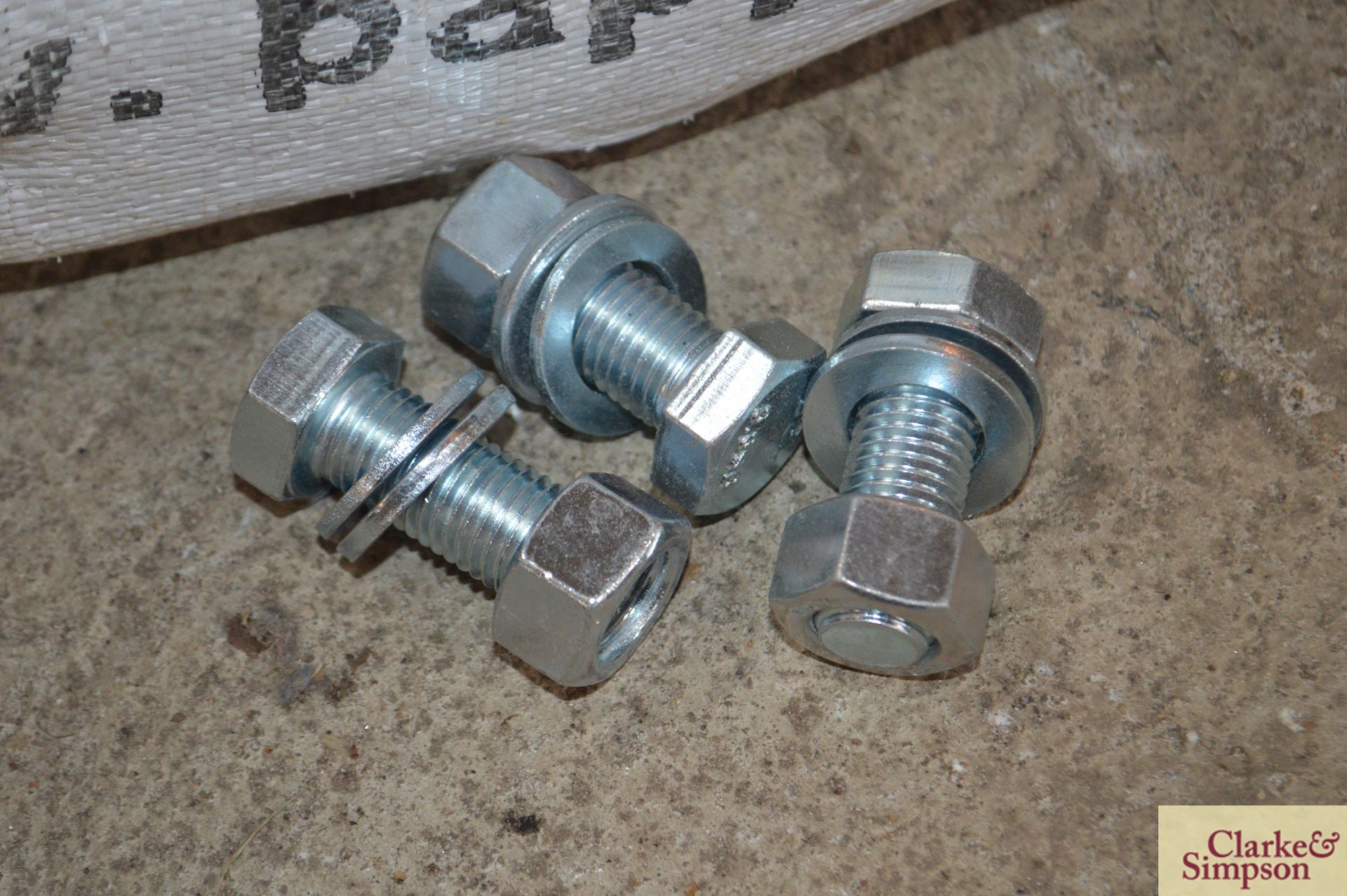 Quantity of m16 nuts and bolts. - Image 2 of 2
