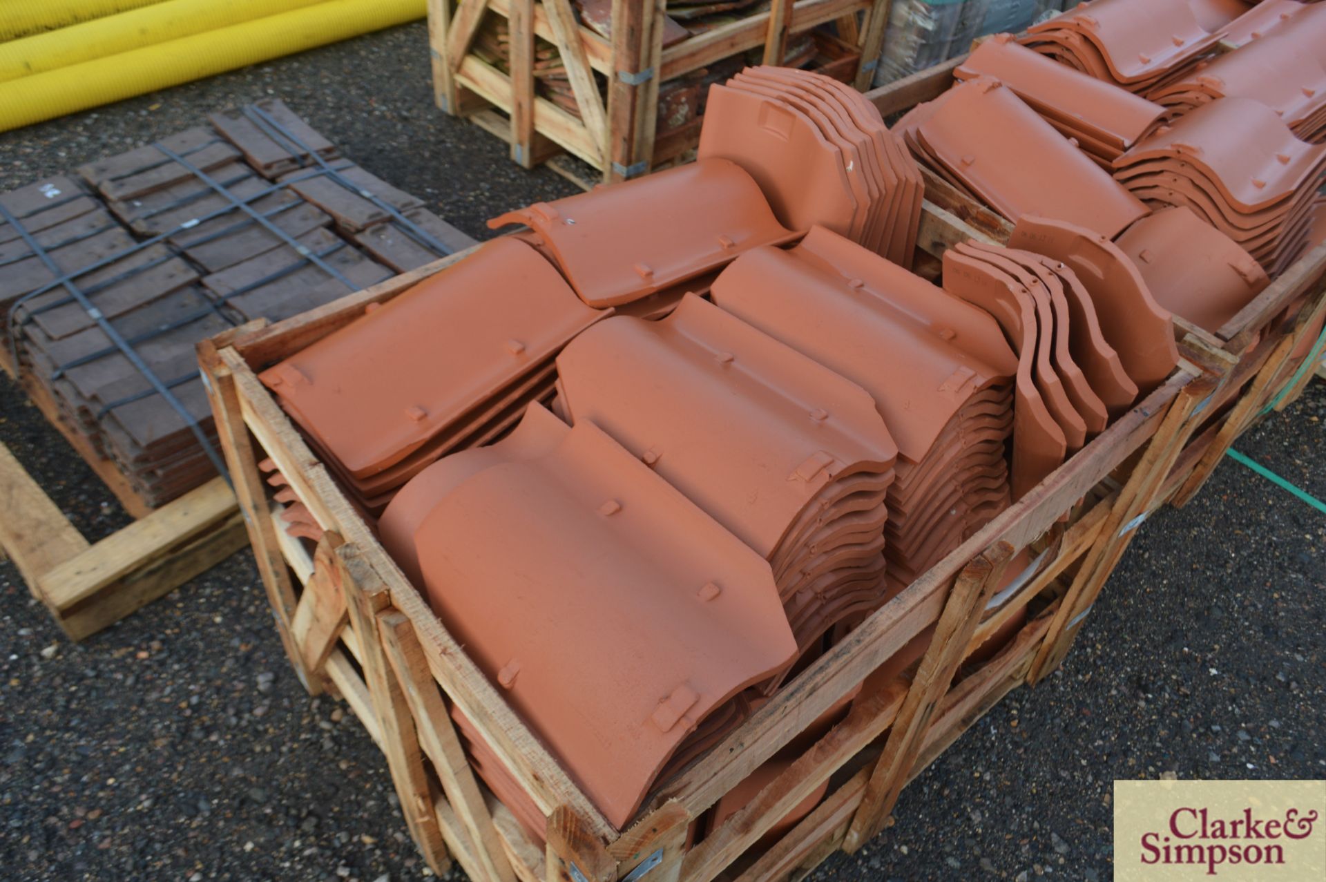 3x crates of unused modern pan tiles. - Image 3 of 5