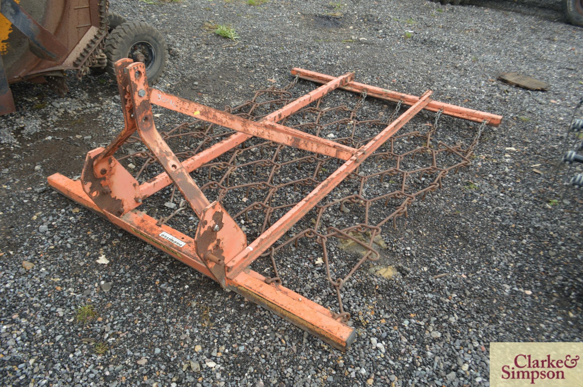 Parmiter 2m Econoflex mounted chain harrow. - Image 3 of 4