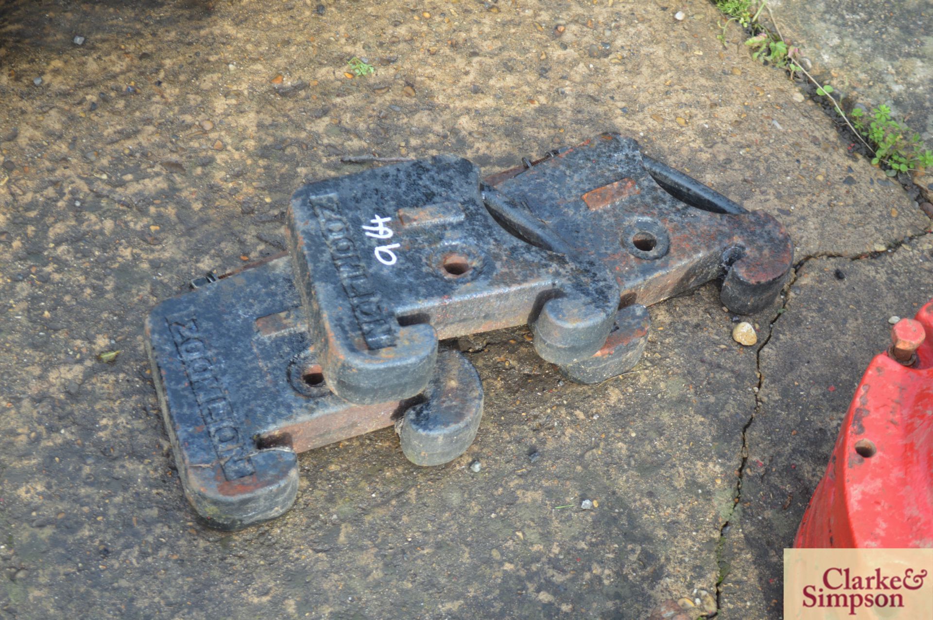 Various tractor weights. - Image 2 of 2